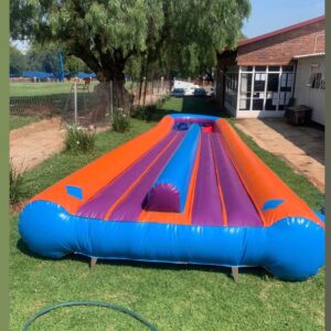 Double water slip & slide
